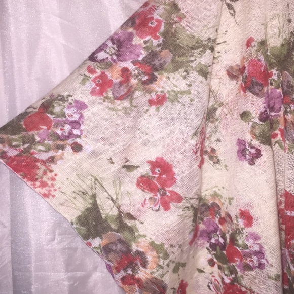 Fun wear factory unique knit floral shirt Sz L🌺 - Picture 2 of 7